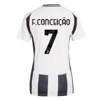 Camiseta Juventus Francisco Conceicao #7 Primera Equipación Replica 2024-25 para mujer mangas cortas